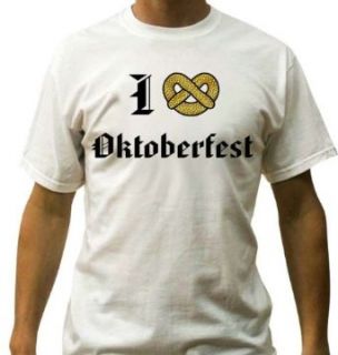 German I Heart Pretzel Oktoberfest T shirt Clothing