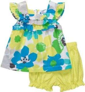 Carters Flutter Sleeve Top and Bloomer Shorts 2 Piece Set