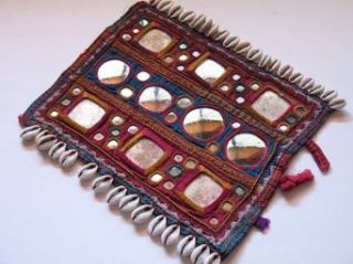 Rare Kutch Cotton Textile Vintage Fabric Mirror Patch