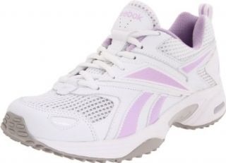 Reebok Womens Evaluate Trainer,White/Steel/Pale Orchid,6 M Shoes