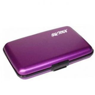 SHARKK Purple Aluminum Wallet Credit Card Holder With RFID
