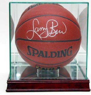 Basketball / Soccer Ball Display Case w/ Glass Cover