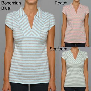Union Bay Womens V neck Striped Shirt (Pack of 3)