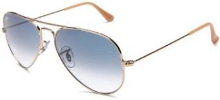 ,Gold Frame/Crystal Blue Gradient Lens,58 mm Ray Ban Clothing