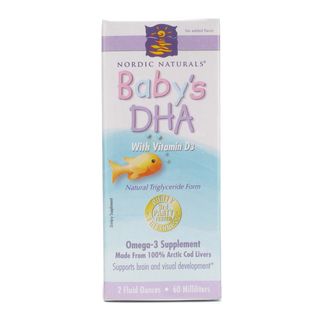 Nordic Naturals Babys DHA 2 ounce Omega 3 Supplement