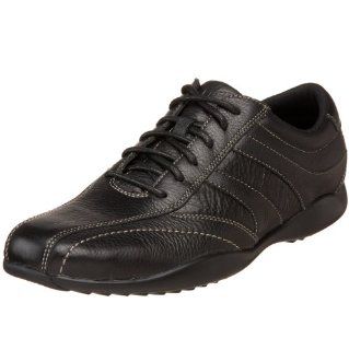 Rockport Mens Attimel Oxford,Black/Black,7 M US Shoes