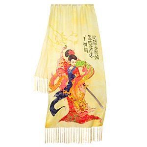 Art of the Disney Princess Mulan Scarf by Disney Couture