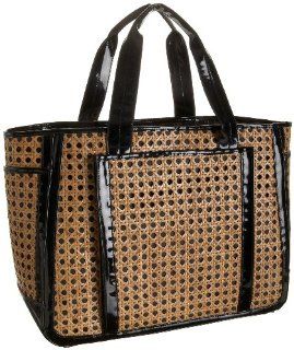 com Toss Designs Congo Caning Port Tote,Black/Caning,one size Shoes