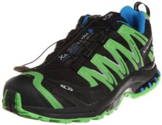 3D Ultra 2 GTX Mens Trail Running Shoes, Black/Green, US8.5 Shoes