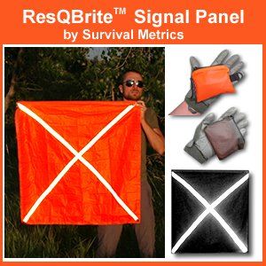 ResQBrite Signal Panel (tm) by Survival Metrics: Sports