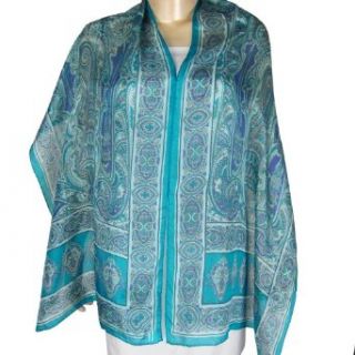 India Clothing Women Scarves Scarves Silk Printed