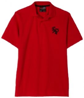 Southpole Boys Polo Pique, Red, X Large Clothing