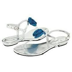 Chinese Laundry Bloom Mirror Silver/Teal Sandals