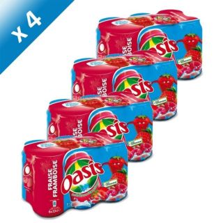 OASIS Fraise Framboise 24X33CL   Achat / Vente SODA THE GLACE OASIS