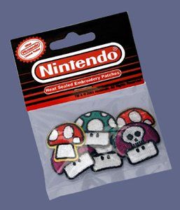 Nintendo Mushroom Patches Assortment Pack Clothing