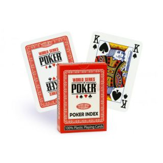 Cartes WSOP Poker / Regular rouge   Jeu de 54 cartes World Series of