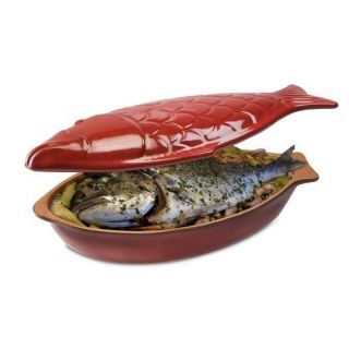 33 cm rouge   Achat / Vente COCOTTE   TERRINE Cocotte à poisson 33