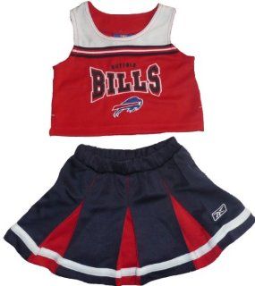 Buffalo Bills 2T Toddler Cheerleader Skirt & Top Girls Set