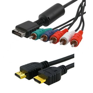 BasAcc AV Cable/ HDMI Cable for Sony Playstation 2/ 3