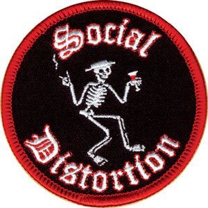 Social Distortion   Patches   Embroidered: Clothing