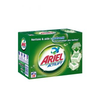 ARIEL Tablettes avec Actilift 56 doses   Achat / Vente DETACHANT