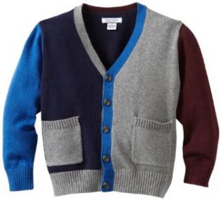 Kitestrings Boys 2 7 Color Block Cardigan Buttoned Sweater