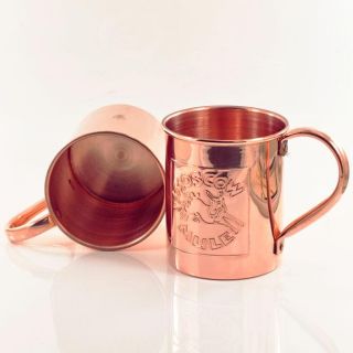 Copper Moscow Mule 13.5 oz Logo Mug