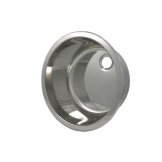 Brushed Stainless Steel 14.13 inch Round Bar Sink