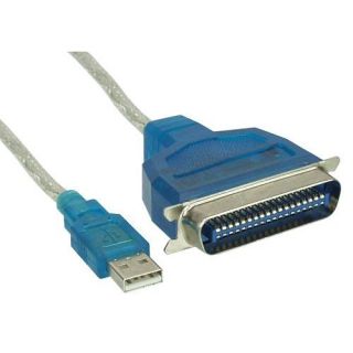 USB   36 broches Centronic, InLine®, câble adaptateur imprimeuse, 1