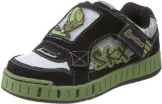 Megaton Lighted Sneaker,Black/White/Lime,10.5 M US Little Kid Shoes