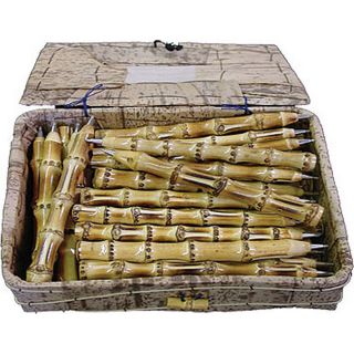 Set of 48 Box of Bamboo Pens (Vietnam)
