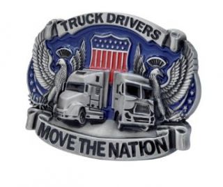 Buckle Rage Truck Drivers Belt Buckle Move the Nation