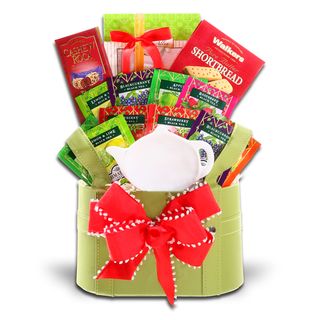 Alder Creek Gift Baskets Holiday Tea Time Gift Basket