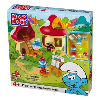 Mega Bloks Smurfs Papa Smurf Play Set