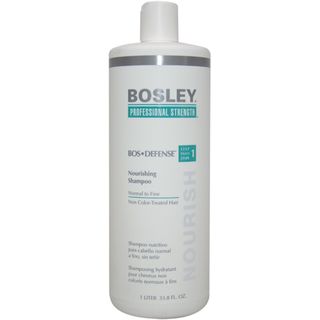Bosley Defense Nourishing 33.8 ounce Shampoo for Normal to Fine Non