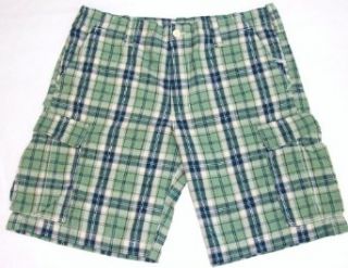Ralph Lauren Polo Jeans Co. Green Plaid Cargo Shorts (Size