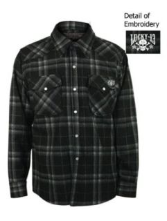 Lucky 13 Apparel Mens PASO Long Sleeve Flannel Jacket in