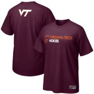 Nike Virginia Tech Hokies Maroon Practice T shirt (X Large
