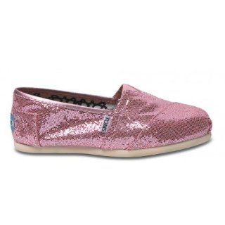 TOMS Womens Glitter Slip On Shoes