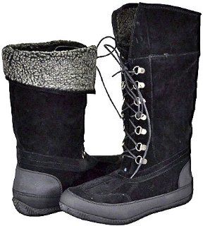 Bamboo Duckie 01 Black Women Casual Boots Shoes
