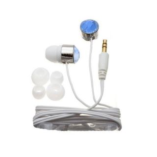 Nemo Digital Blue/ White Crystal Stud Earbud Headphones Today $7.99
