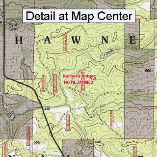 USGS Topographic Quadrangle Map   Karbers Ridge, Illinois
