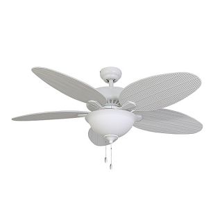 Siesta Key Bowl Light White 52 inch Ceiling Fan