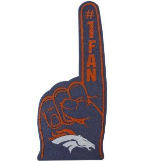 Denver Broncos Navy Blue #1 Fan Foam Finger: Sports