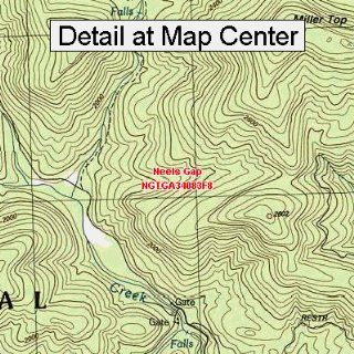 USGS Topographic Quadrangle Map   Neels Gap, Georgia