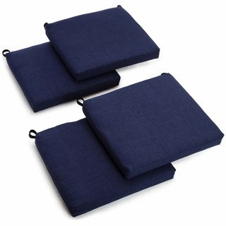 Blazing Needles 19 inch Outdoor Spun Poly Cushions (Set of 4