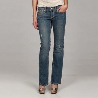Seven7 Womens Bootcut Denim Jeans