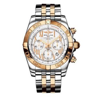 Breitling Mens Two tone Chronomat Automatic Chronograph Watch