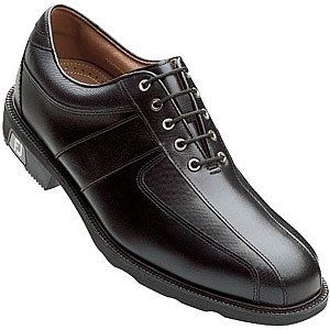 com Footjoy Icon Sport Saddle Golf Shoe (Black/Black) 10 Wide Shoes