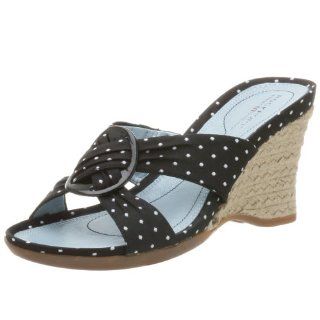 Rockport Womens Kendra,Black Polka Dot Fabric,6 M Shoes